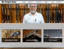 Tablet Screenshot of ontargetgunsandaccessories.com